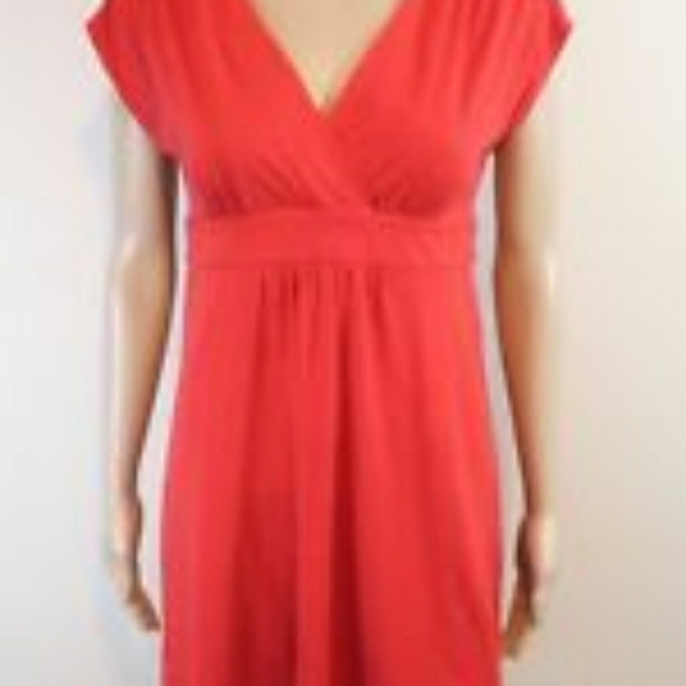 Ann Taylor Loft red knee-length dress